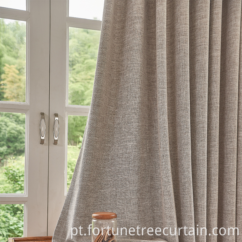 100% Blackout Linen Curtains